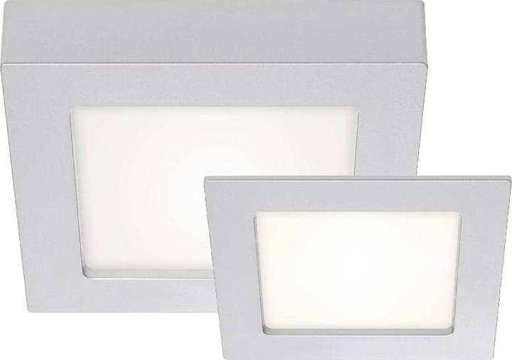 Produktbild Prios Helina LED-Einbaulampe, silber, 16,5 cm (820 lm)