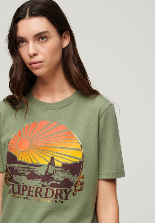 Actual product image Superdry 's t-shirt travel souvenir (M)