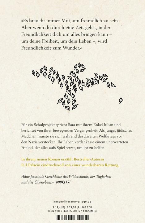 Actual product image White Bird - Wie ein Vogel (German, André Mumot, Erica S. Perl, R.J. Palacio, 2023)
