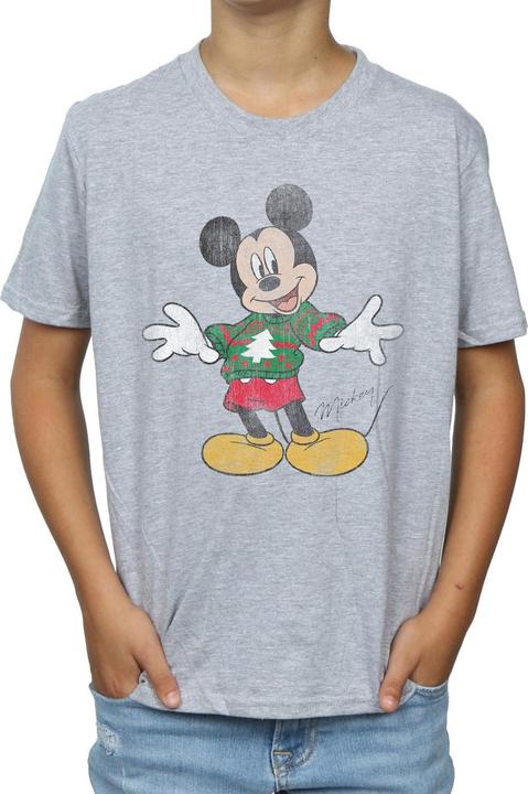 Immagine prodotto Disney Mickey Mouse Christmas Jumper Maglietta Ragazzi (140, 146)