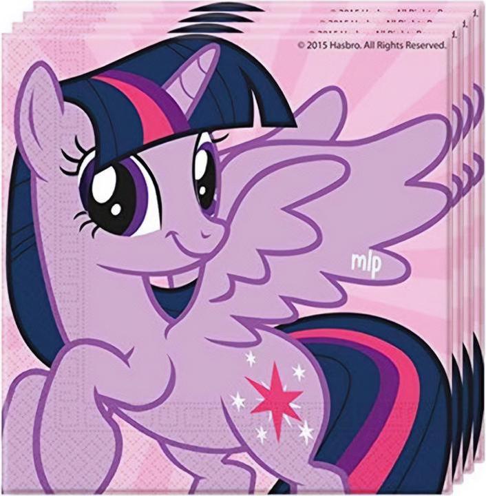 Actual product image My Little Pony Paper Twilight Sparkle Napkins (Pack of 20) (20 x)