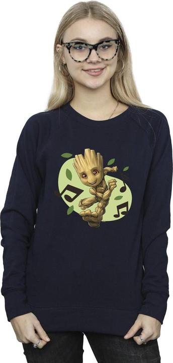 Immagine prodotto Guardians Of The Galaxy Groot Musical Notes Felpa Donna (XXL)