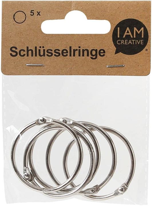 Produktbild Schlüsselringe zum aufklappen ø 3.8 cm, 5 Stk.