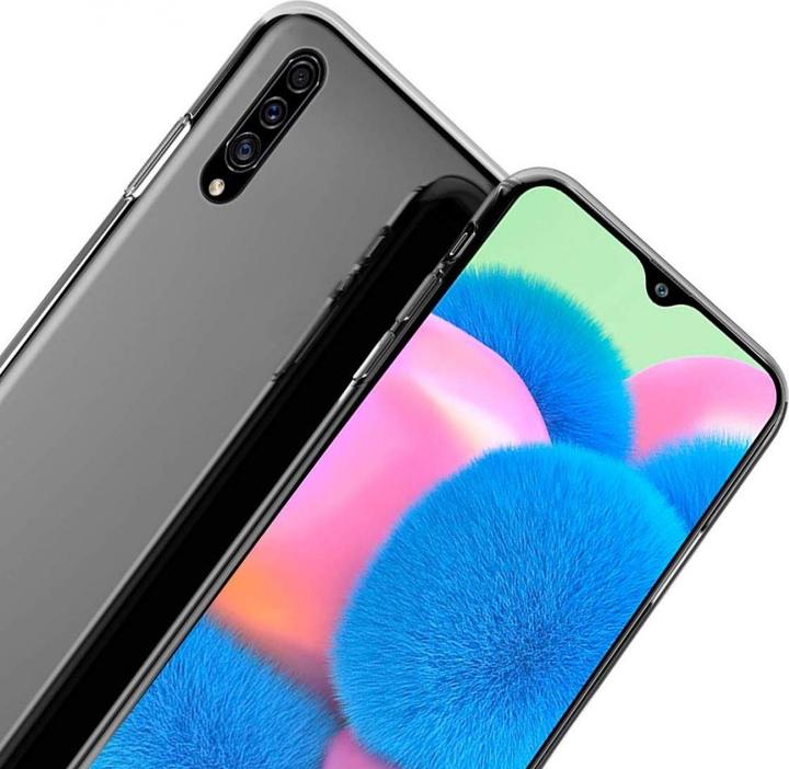 Actual product image Screenguard Samsung Galaxy A30s Flexible TPU Clear Case (Samsung Galaxy A30s)