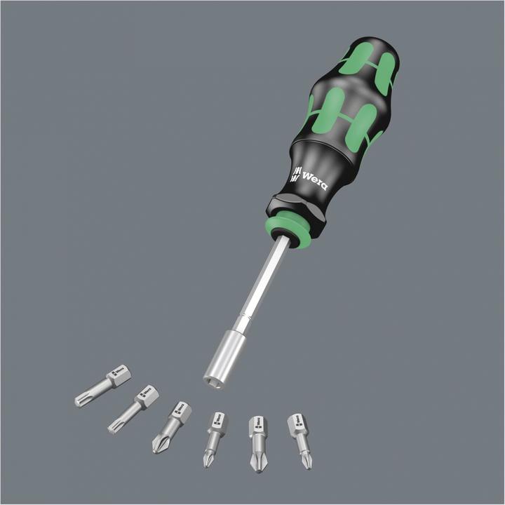 Actual product image Wera Kraftform Kompakt 28 (Cross Phillips PH M1, Cross Phillips PH M2, Cross Pozidriv PZ M1, Cross Pozidriv PZ M2)