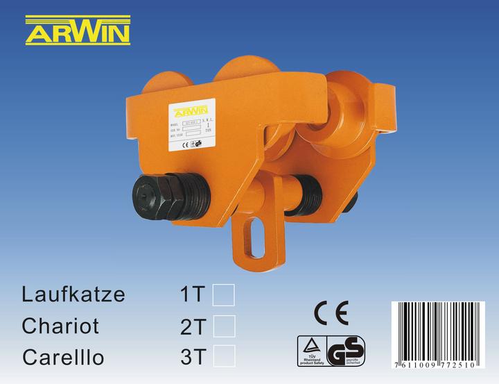 Produktbild Arwin Laufkatze 1t