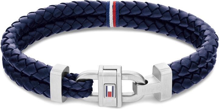 Produktbild Tommy Hilfiger Carabiner Armband (19 cm, Edelstahl, Leder)