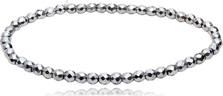 Immagine prodotto Leyda Bracciale in argento con ematite (18 cm, Pietra colorata)