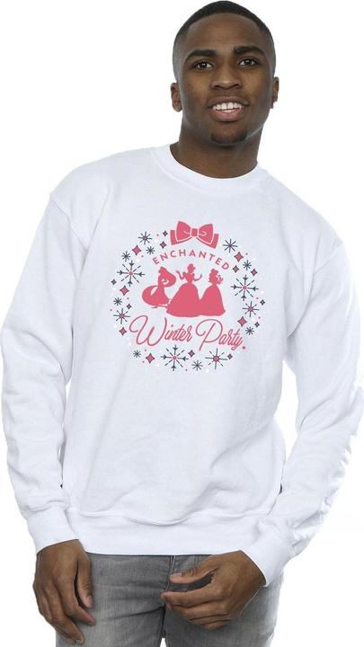 Actual product image Disney Mens Princess Winter Party Sweatshirt (XL)