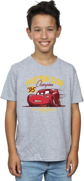 Actual product image Disney Boys Cars Piston Cup Champion T-Shirt (152, 158)