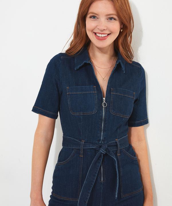 Produktbild Joe Browns Retro Denim Zip-Front Jumpsuit (46)