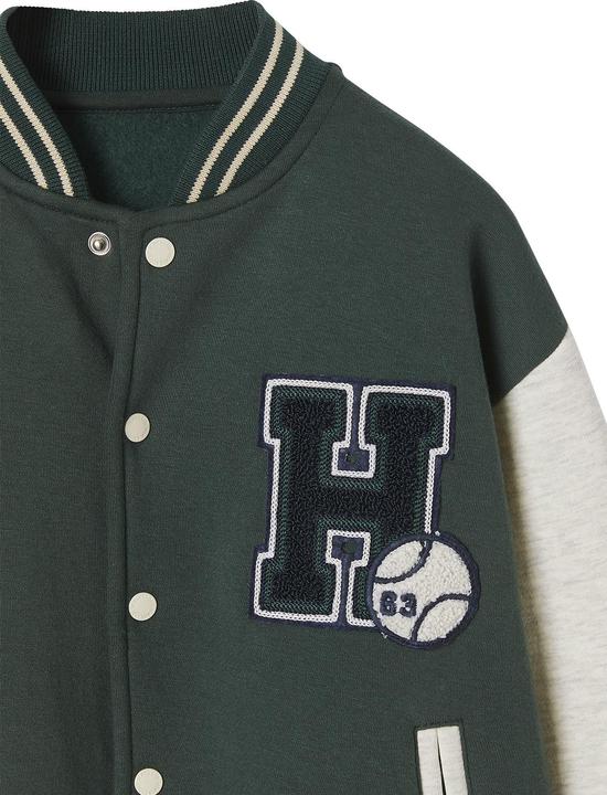 Produktbild Vertbaudet Jungen College-Sweatjacke mit Aufnäher Oeko-Tex (92)