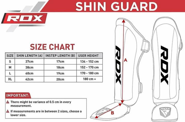 Actual product image Rdx Shin Instep Molded King (L)