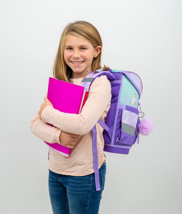 Image du produit Belmil COMPACT Schulrucksack-Set Rainbow Unicorn Magic (19 l)