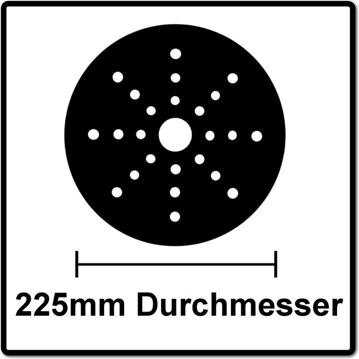 Produktbild Mirka Softauflage für LEROS Wand- und Deckenschleifer 1 Stk. 225 mm ( MIW9514611 )