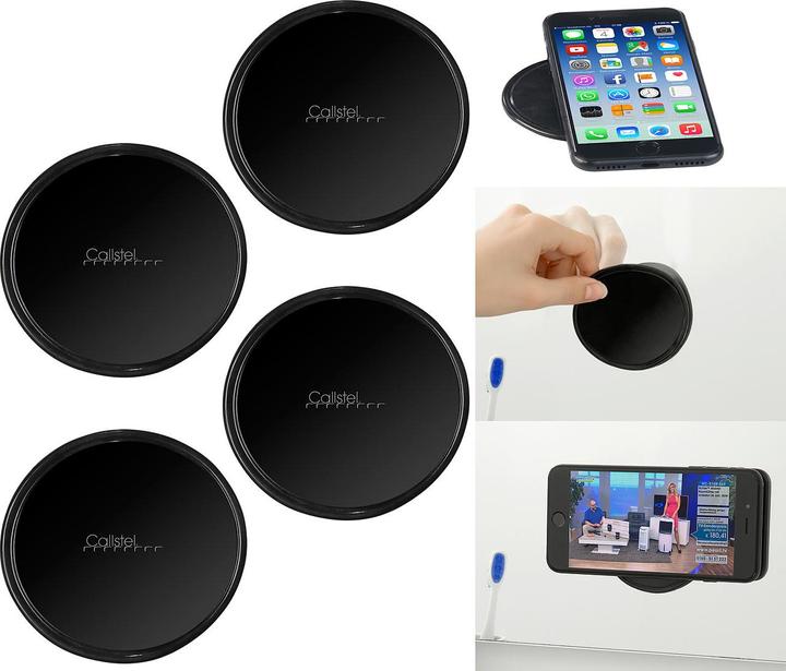 Produktbild Callstel 4er-Set 2in1-Gel-Pad & Wandhalterung mit Nano-Technologie