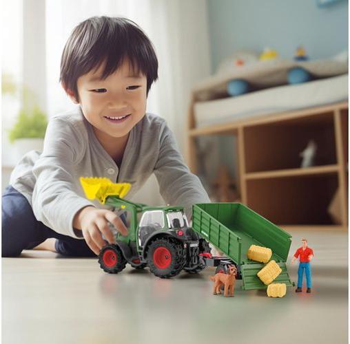 Image du produit Schleich Tracteur avec remorque