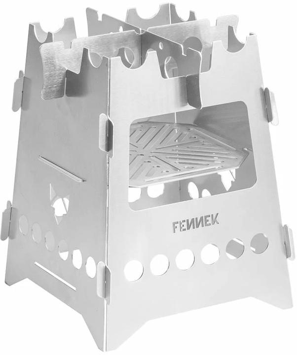 Image du produit Fennek Grill Réchaud de camping Hobo Premium, acier inoxydable (12.20 cm)