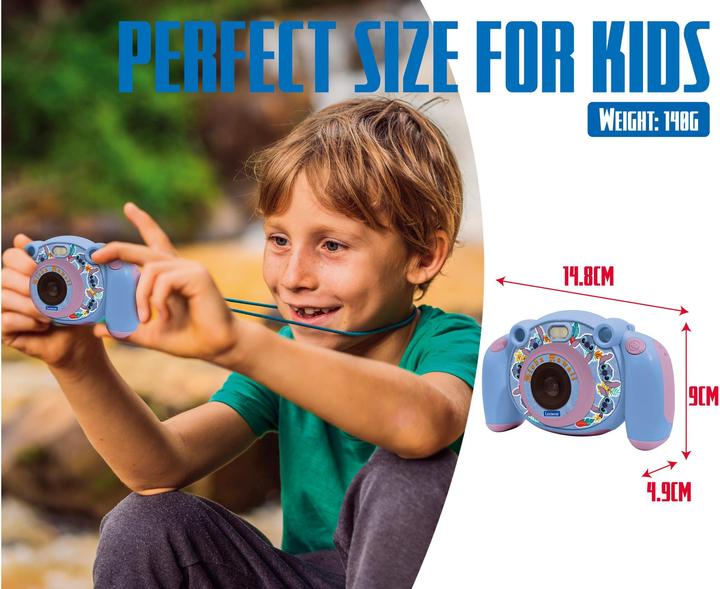 Image du produit Lexibook Disney - Caméra HD numérique Stitch avec carte SD (DJ080D)