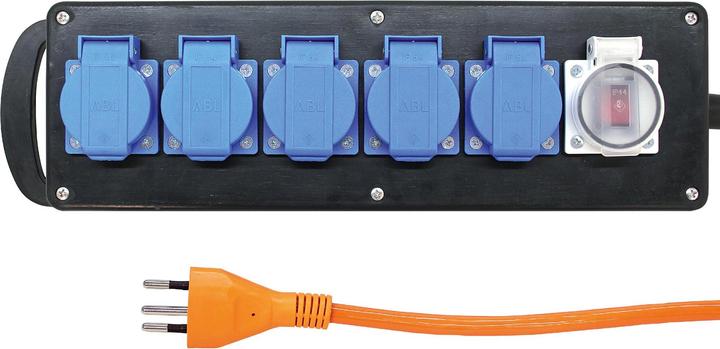 Actual product image Steffen Industrial power strip (5 x, Type 13)