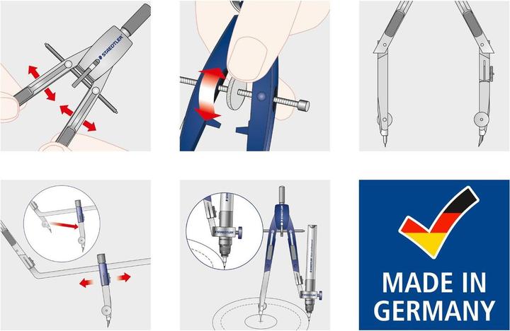 Image du produit Staedtler Compas avec aiguille
