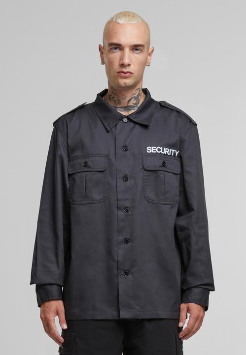 Immagine prodotto Brandit Camicia a maniche lunghe Security US, nera, taglia 3XL (3XL)
