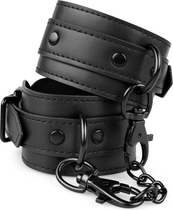 Image du produit Magic Silk Menottes en simili cuir - Noir