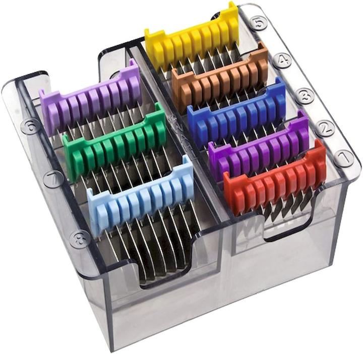 Actual product image Rotschopf24 Set of 8 metal attachment combs