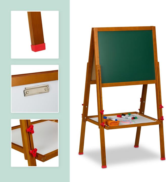 Actual product image Relaxdays Children's art easel