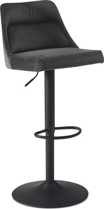 Produktbild FineBuy Barhocker Küchenhocker Samt Hocker Bistrohocker Drehbar Barstuhl Modern