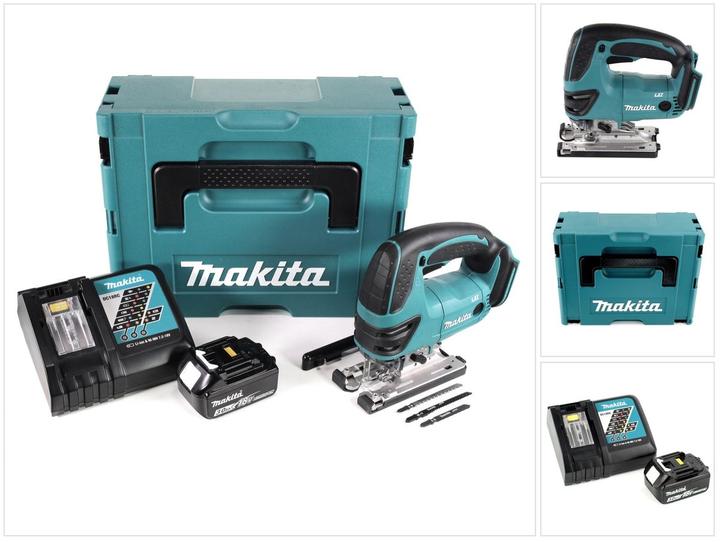 Actual product image Makita DJV 180 RF1J Battery jigsaw 18V + 1x battery 3.0Ah + charger + Makpac
