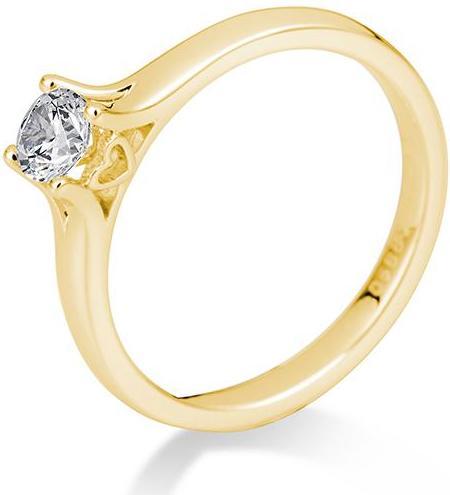 Actual product image Breuning 4 prong set from 0.40 ct. (57, 585/14 K Gold)