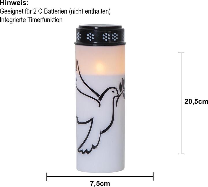 Produktbild Star Trading LED Grablicht Dove (1 x)