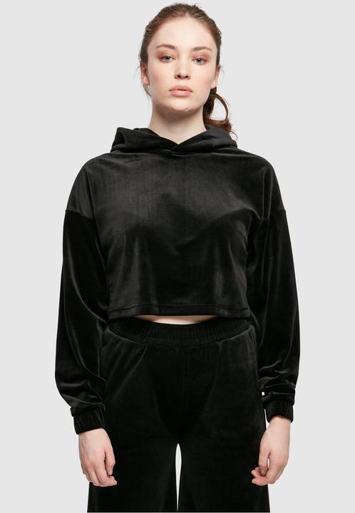 Image du produit Urban Classics Sweat à capuche croisé en velours pour femmes (4XL)