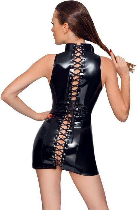Actual product image Black Level Vinyl Mini Dress L (L)