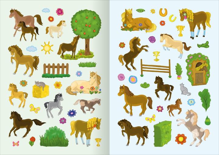 Actual product image MINI-Stickerheft – Pferde