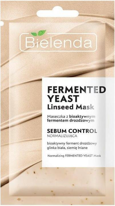 Actual product image Bielenda Fermented Yeast Linseed Mask - Skin Mask