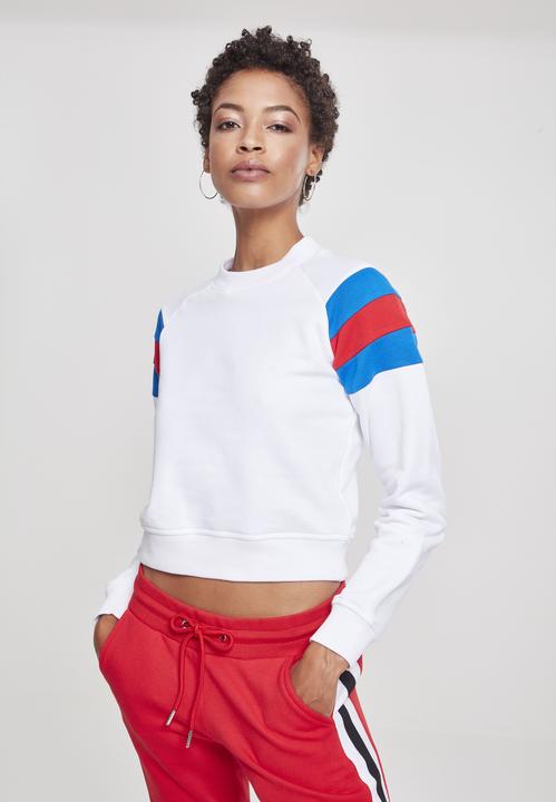 Produktbild Urban Classics Ladies Sleeve Stripe Crew (XXL)