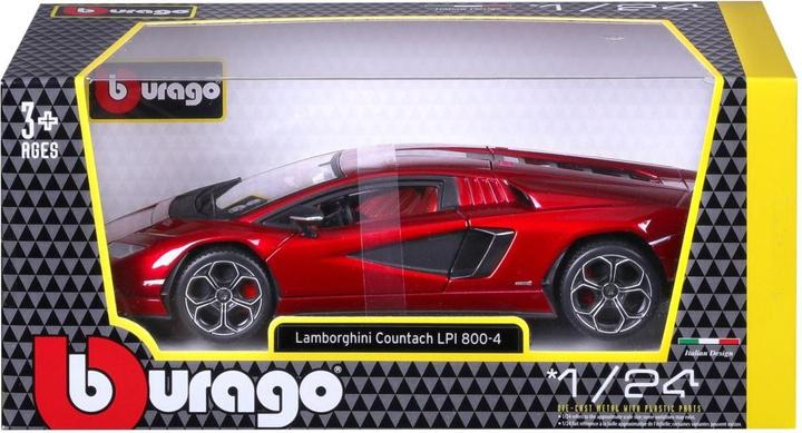 Immagine prodotto Bburago Lamborghini Countach LPI 800-4 1/24 rosso