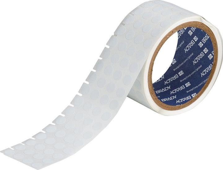 Image du produit Brady THT-143-492-3, FreezerBondz II(TM), blanc, mat, 9,53 mm rond, permanent, 4 pistes(3000 E.)