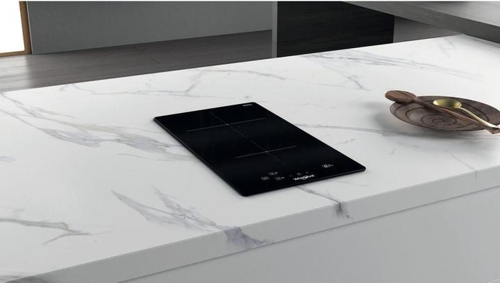 Actual product image Whirlpool WS Q0530 NE, Black, Integrated, 28 cm, zone induction hob, glass ceramic, 2 zone(s)