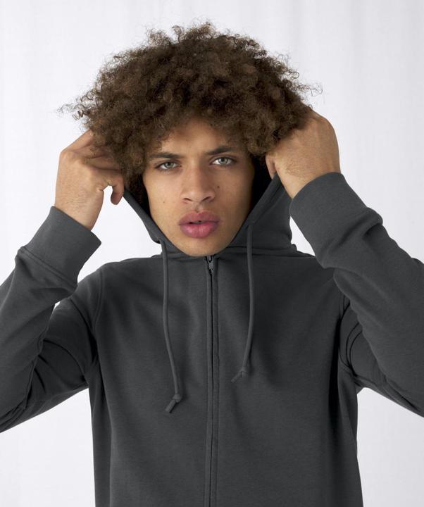 Immagine prodotto B&C Felpa con cappuccio biologica con cerniera (XL)