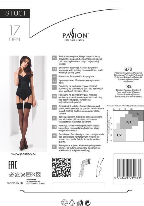 Produktbild Passion Strümpfe ST001 weiss - 5 (5)