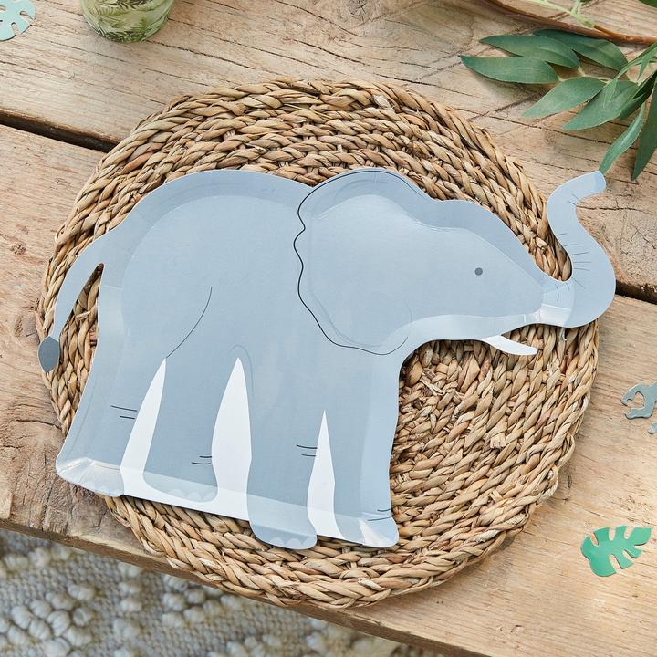 Immagine prodotto Ginger Ray Piatto - Elefante (8 pz.)