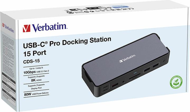 Produktbild Verbatim Pro CDS-15 (USB-C, 15 Ports)