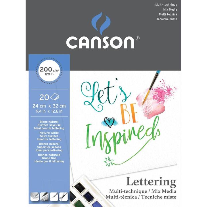 Produktbild Canson Letteringblock (Spezial, Harter Einband)