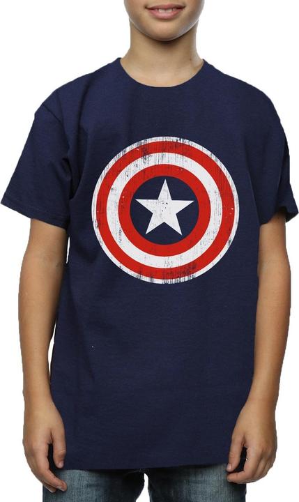 Immagine prodotto Captain America Cracked Shield Maglietta Ragazzi (152, 158)
