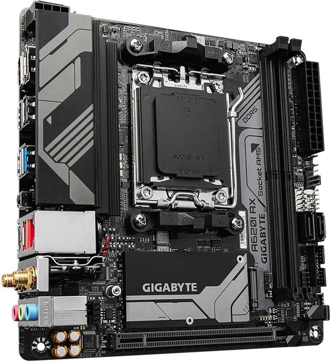 Image du produit Gigabyte A620I AX (AM5, AMD A620, Mini-ITX)