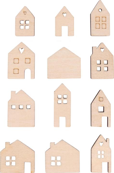 Produktbild Rayher Holz Streuteile "Mini-Haus"
