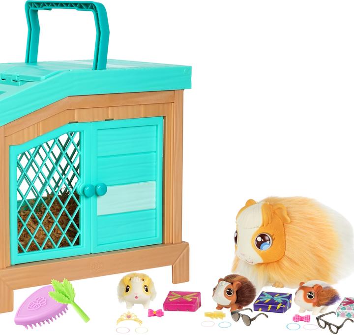 Produktbild Little Mama Surprise mit Stall und 3 Überraschungsbabys (33.10 cm)